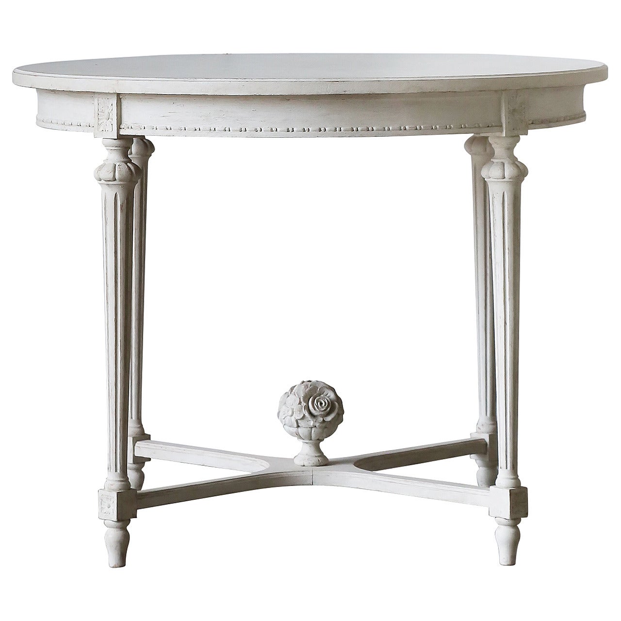 Vintage Gustavian Occasional Table, circa 1920