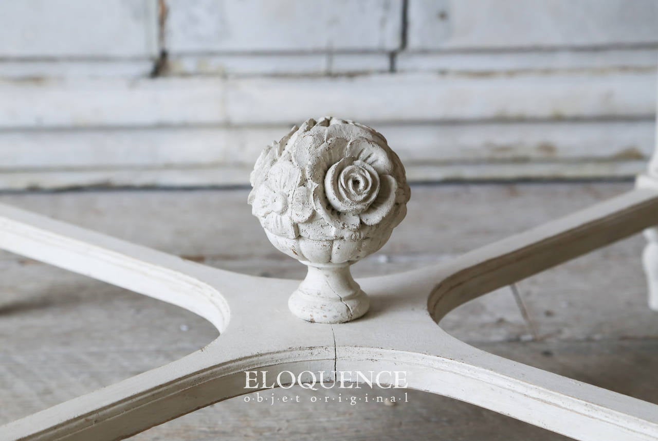 Vintage Gustavian Occasional Table, circa 1920 In Good Condition In Los Angeles, CA