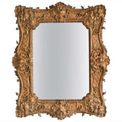 Fabulous Antique Baroque French Mirror
