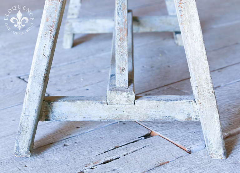 Antique Saw-Horse Table from Provence In Good Condition In Los Angeles, CA