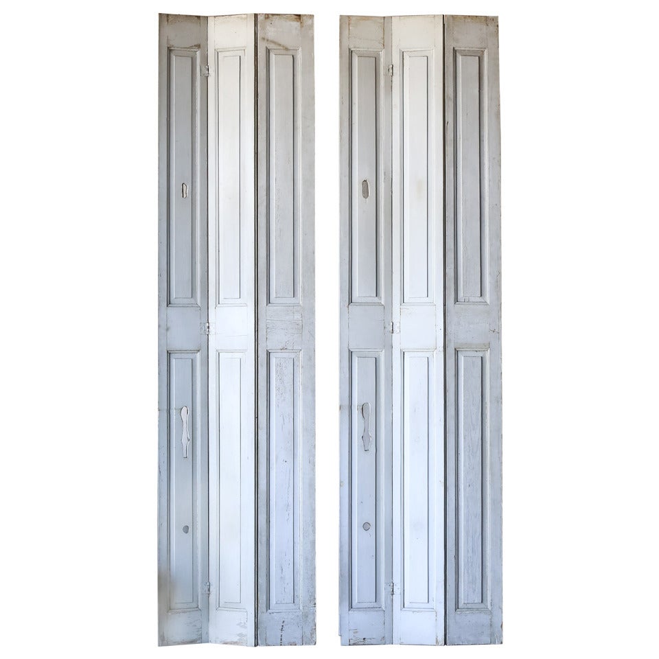 Pair of Gorgeous Turn of the Century Shutters from Belgium