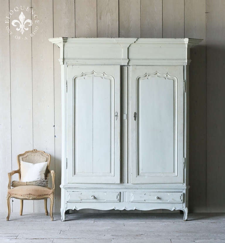 Antique Painted, Flemish Armoire at 1stdibs