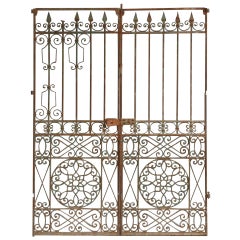 Gorgeous and Unique Vintage Iron Gate