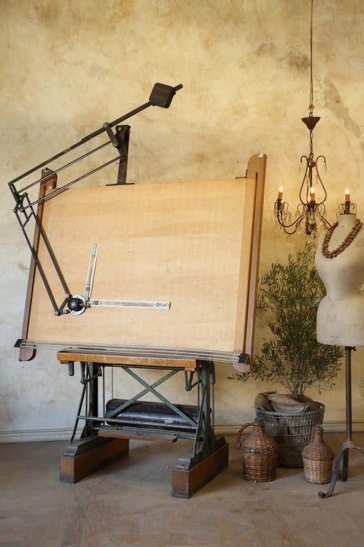 vintage mayline drafting table for sale