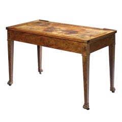 Antique An Empire Period Mahogany Tric/trac [backgammon] Table