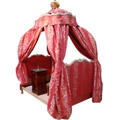 A Rare French Louis Xv Period Lit A Pollonaise