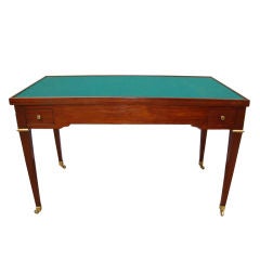 Louis Xvi Period Mahogany Tric/trac Table