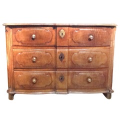 A Louis XIV Walnut French Provincial Commode