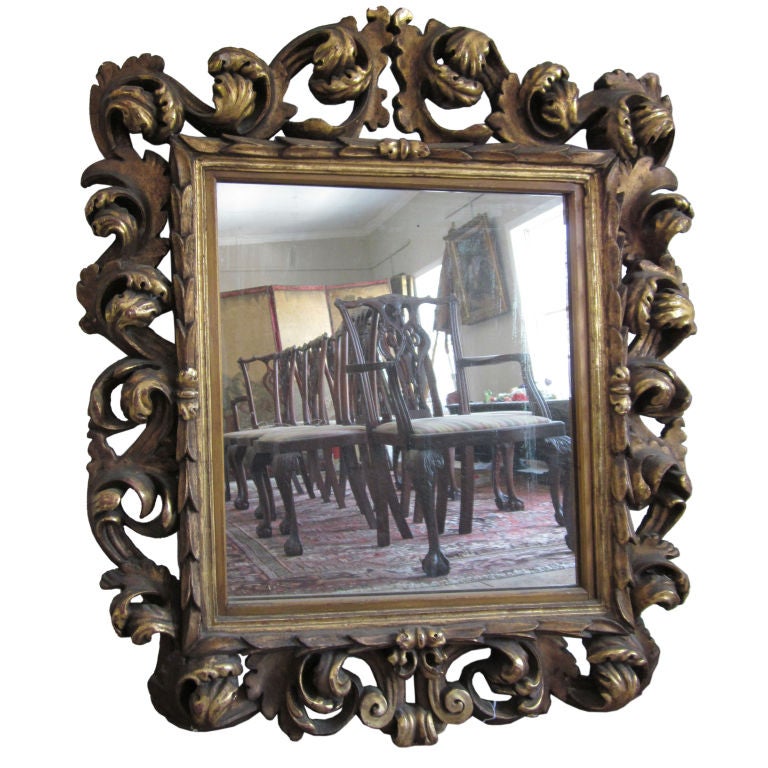 Italian Baroque-style Mirror For Sale