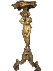 Giltwood Pedestal