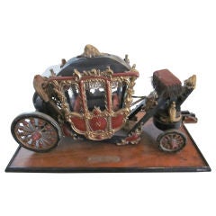 Antique Napoleon's Coach Miniature