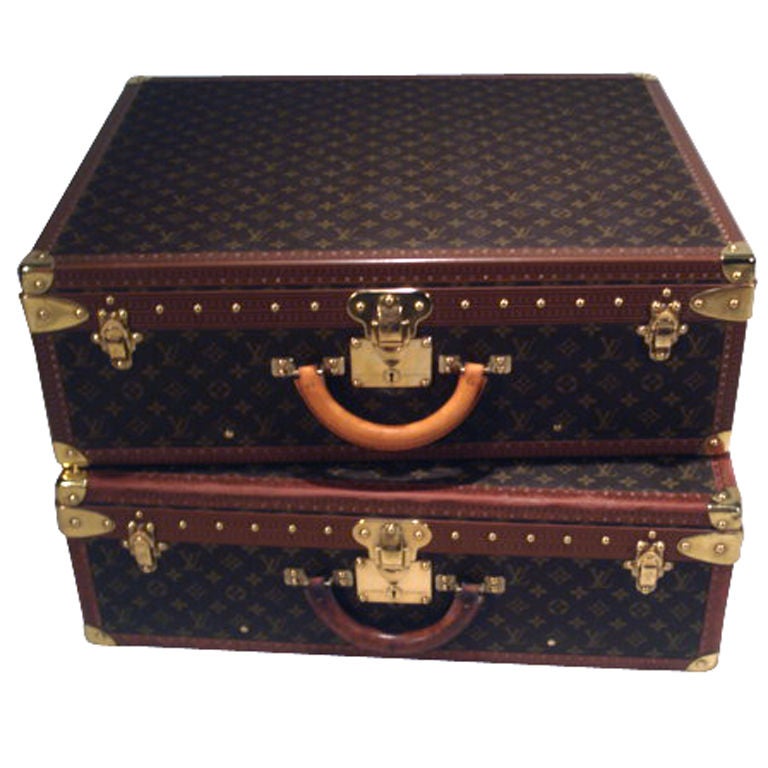Pair Of Matching Louis Vuitton Siutcases