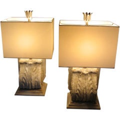 Pair of Corbel Lamps