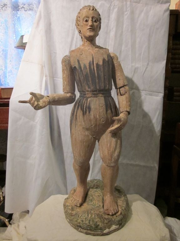 Carved, Articulated figure of a Man