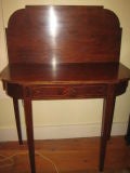 American Hepplewhite Card Table, c1790-1800
