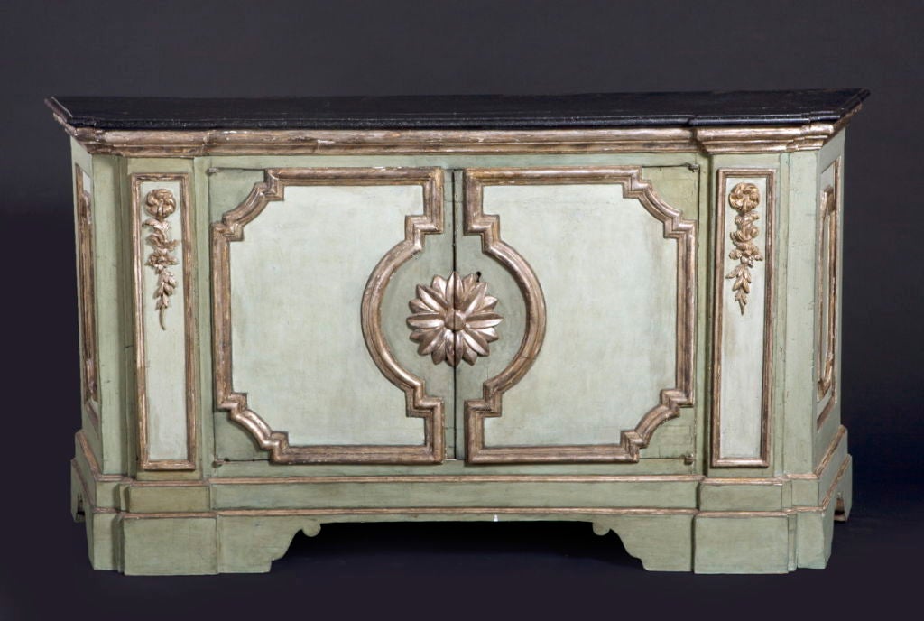 19thC Italian painted Credenza