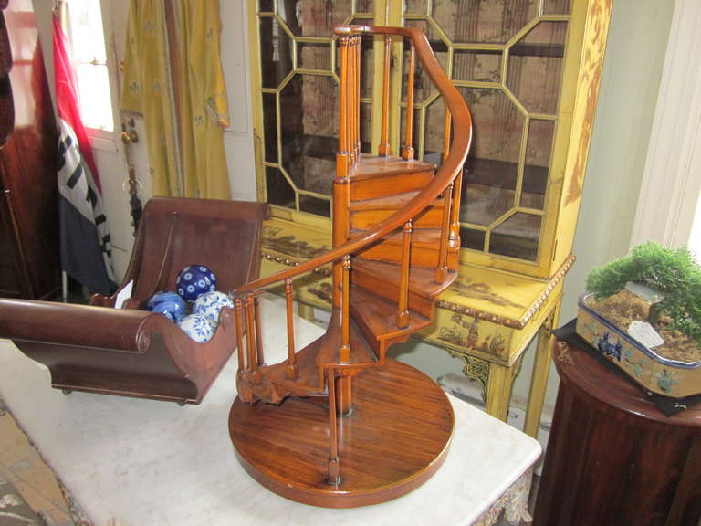 Georgian Architect's Model Staircase For Sale
