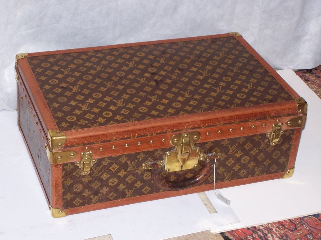 20th Century Four pieces of  Vintage Louis Vuitton hardside luggage