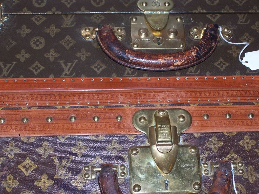 Four pieces of  Vintage Louis Vuitton hardside luggage 3