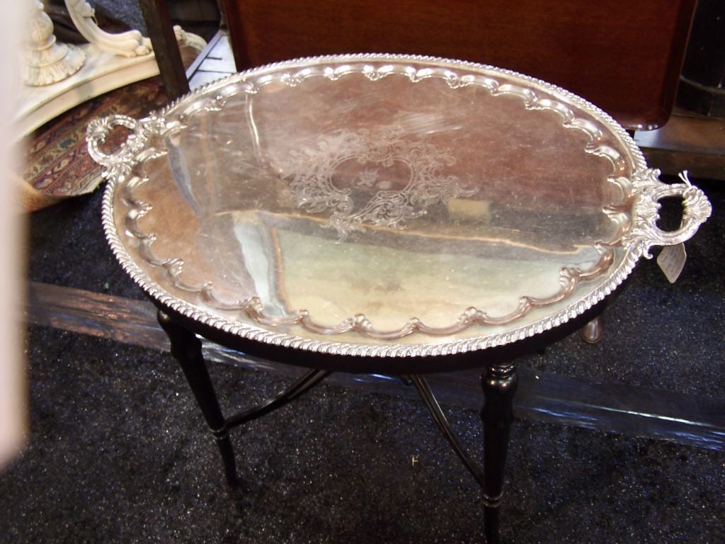 Sheffield Serving Tray on Stand