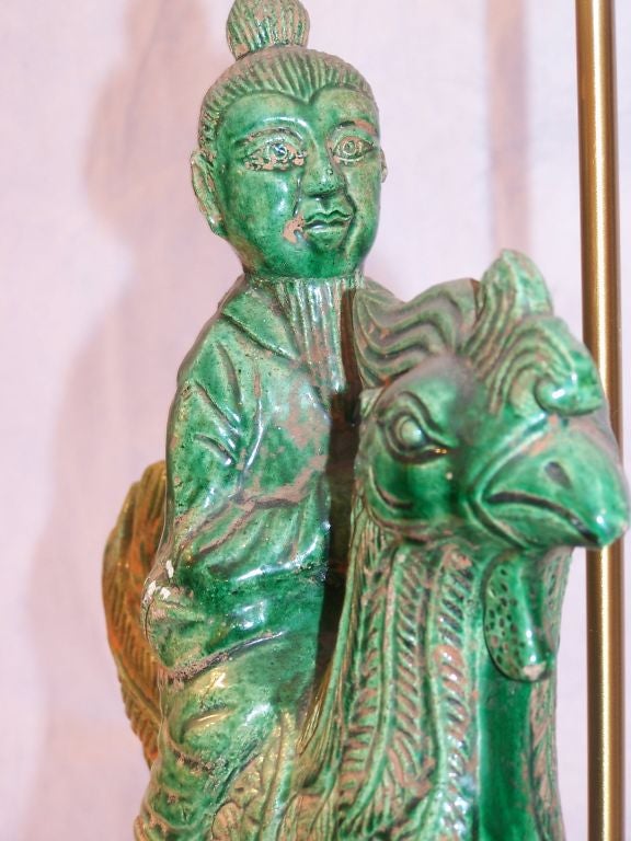 Pair Roof Tile Lamps