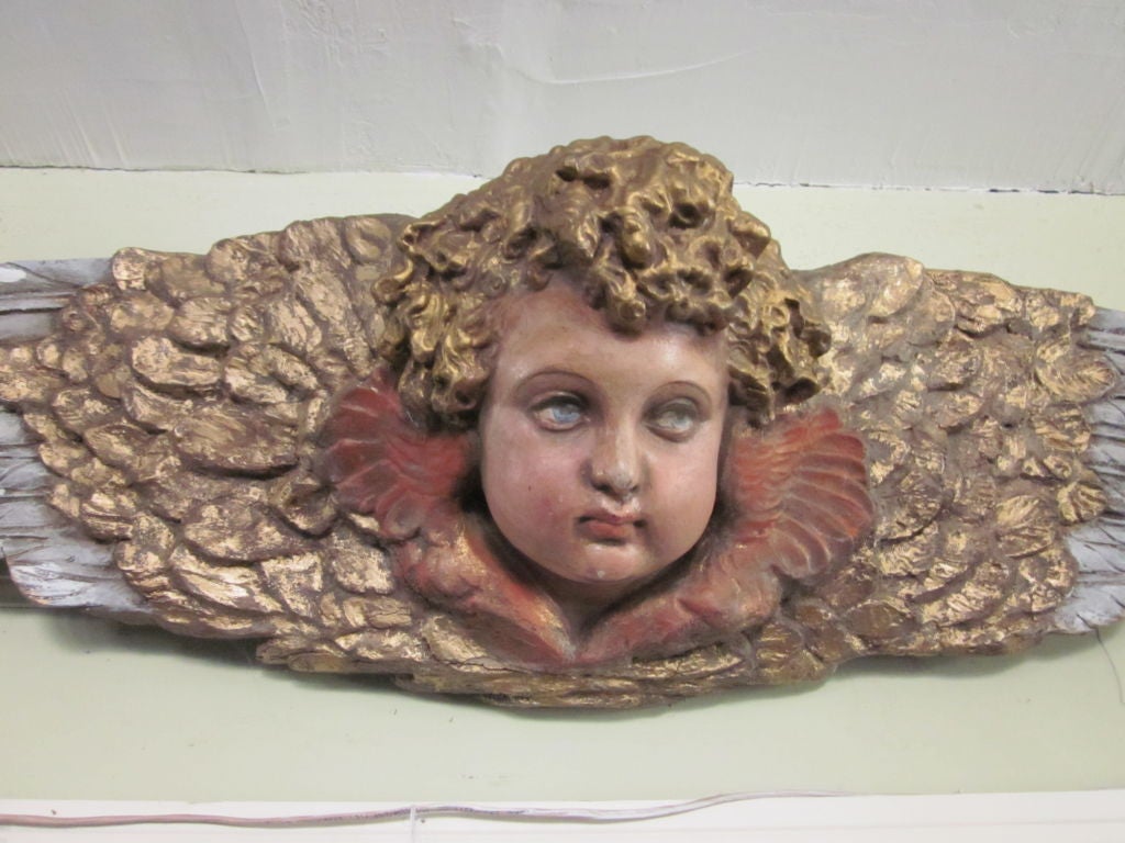 Cherub Wall Plaque