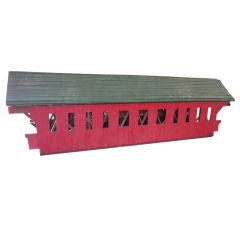 Builders Model of a New England Covered Bridge Builders Model of a New England Covered Bridge