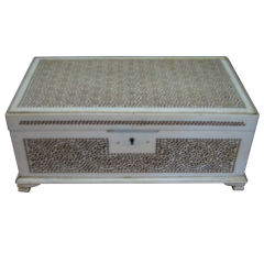 Antique Pierced Ivory Asian Valuables Box