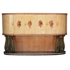 Vintage 50's huge  italian sideboard in Paolo Buffa style