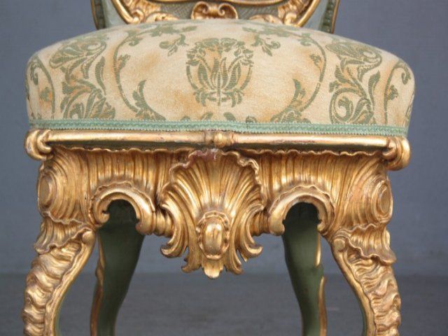 Six venitians dining chairs in 