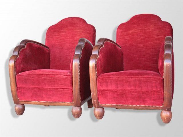 40's pair of ulphoster club chairs
