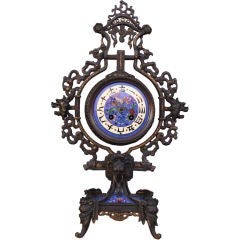 "L'escalier de cristal"  rare french clock in Japanese style