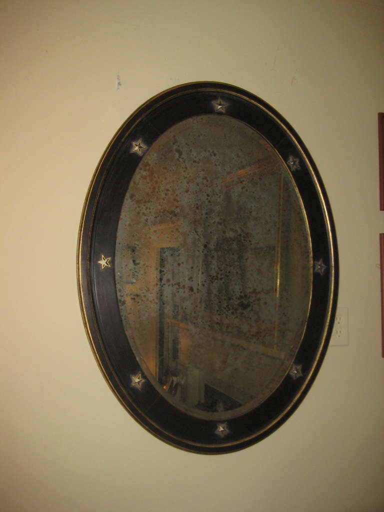 French Oval Mirror