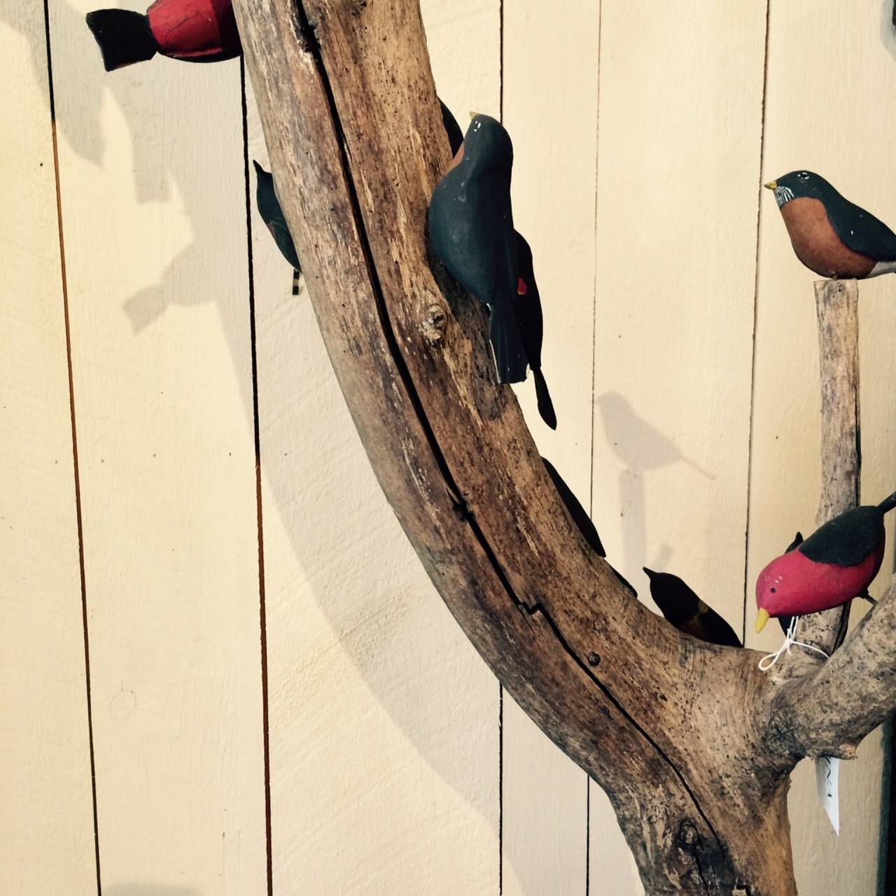 Folk Art Folk art bird tree.