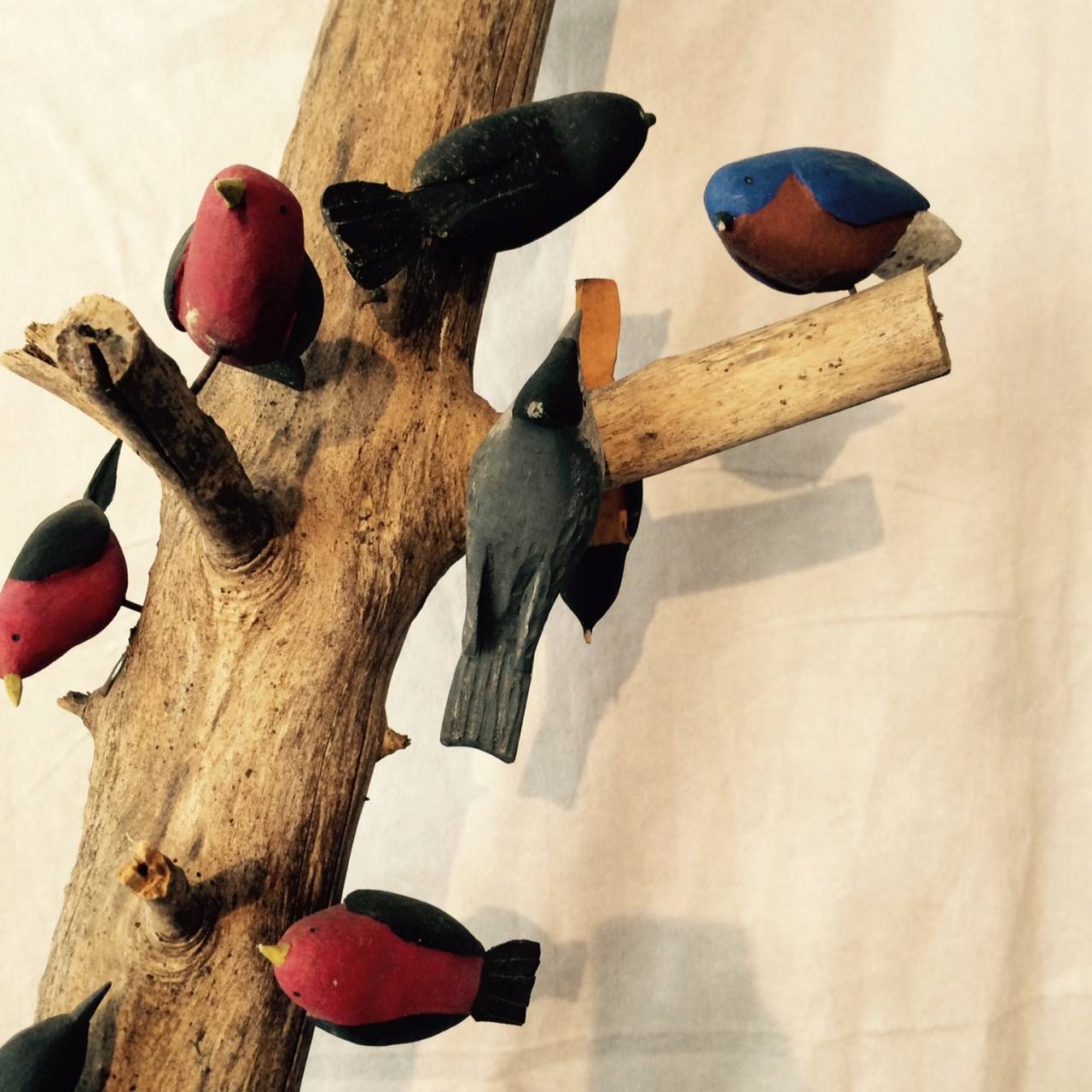Canadian Folk art bird tree.