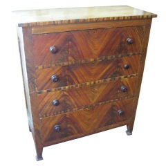 Large Grain Painted Chest of Drawers