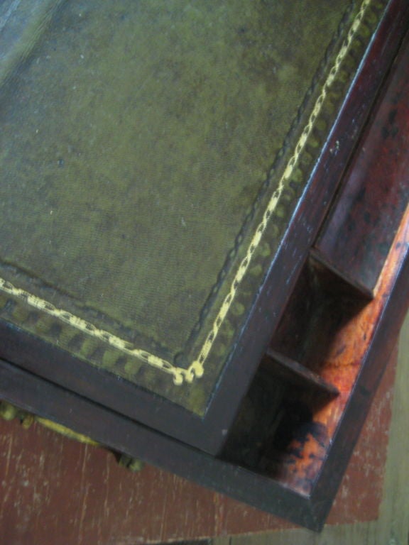 Brass Mahogany Lap Desk