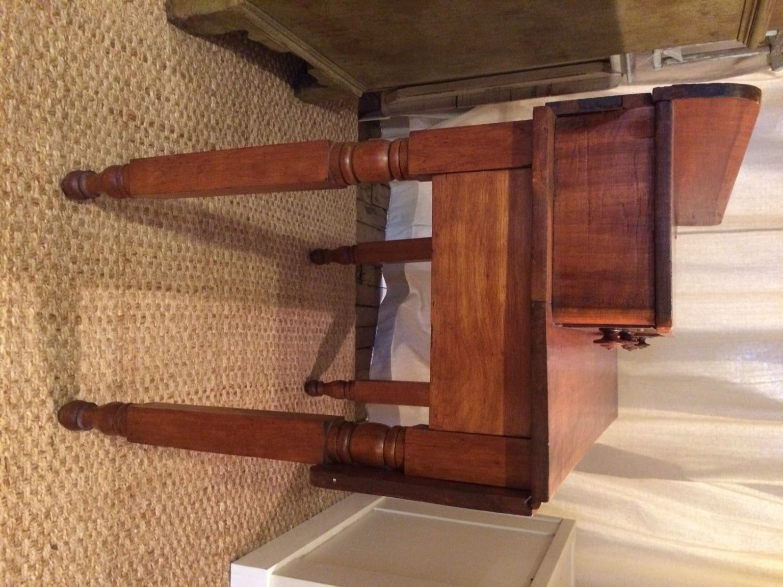 Canadian Drop-Leaf Desk In Excellent Condition In Nantucket, MA