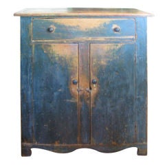 Blue Painted PIne Buffet