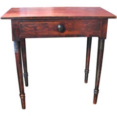 Antique Side Table with Drawer