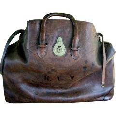 Leather Coaching Bag