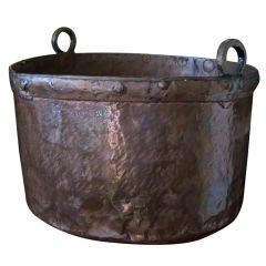 Large Copper Cauldron