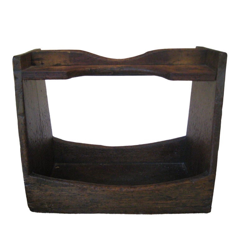 Wooden blacksmiths tray For Sale