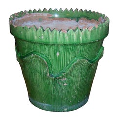 Green Glazed Jardiniere