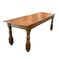 Antique Pine Refectory Table