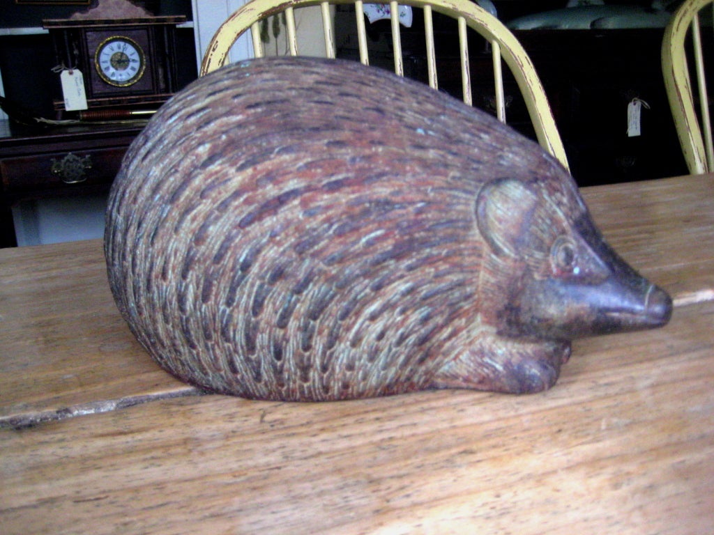 English bronze hedgehog