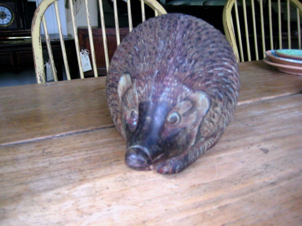 Bronze hedgehog In Excellent Condition In Nantucket, MA