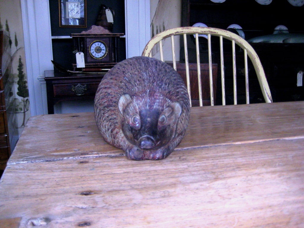 19th Century Bronze hedgehog
