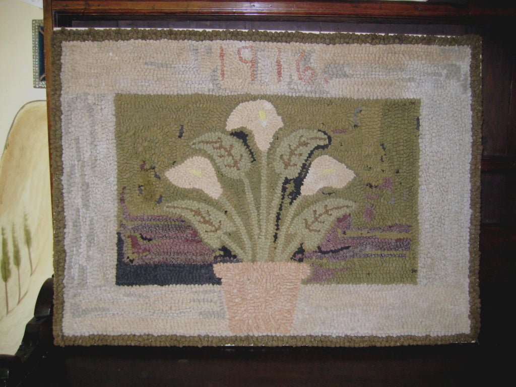 American Hooked Rug For Sale