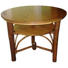 Round old Hickory Table